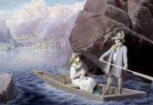 Melanie Stürgkh nach Matthäus Loder: Erzherzog Johann und Anna Plochl im Kahn, Neue Galerie Graz (UMJ)